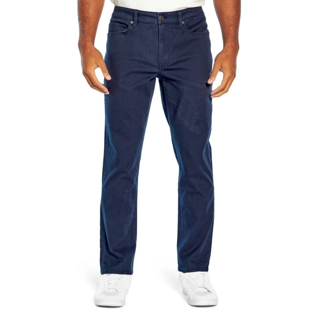 Gap slim stretch twill 5-pocket pant mens 40W 30L indigo navy blue